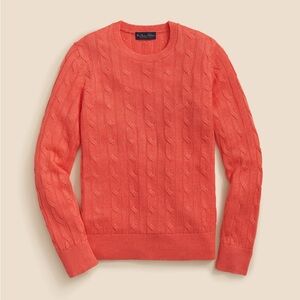 Brooks Brothers Pink Cable Knit Sweater